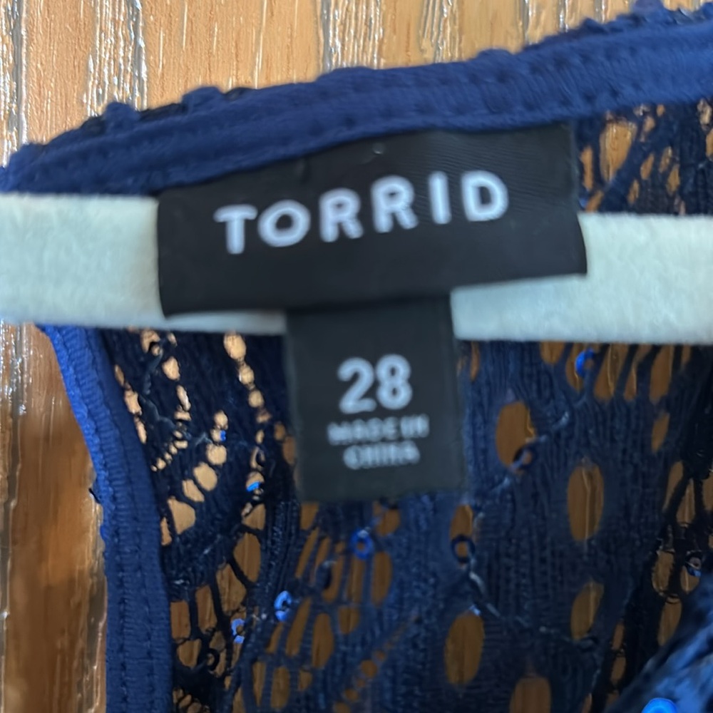Sparkle in a blue party dress from Torrid - Picture 6 of 6